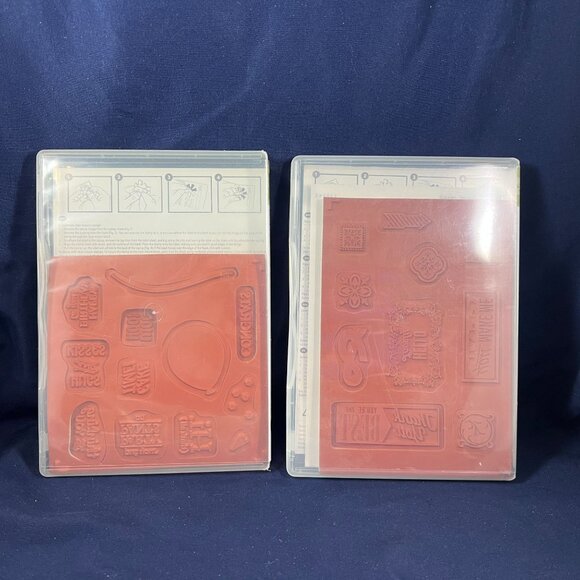 Stampin Up! Rubber Stamp Sets Lot Of 10 Sale-A-Bration Themes Crafting & Cardmak - Picture 9 of 13